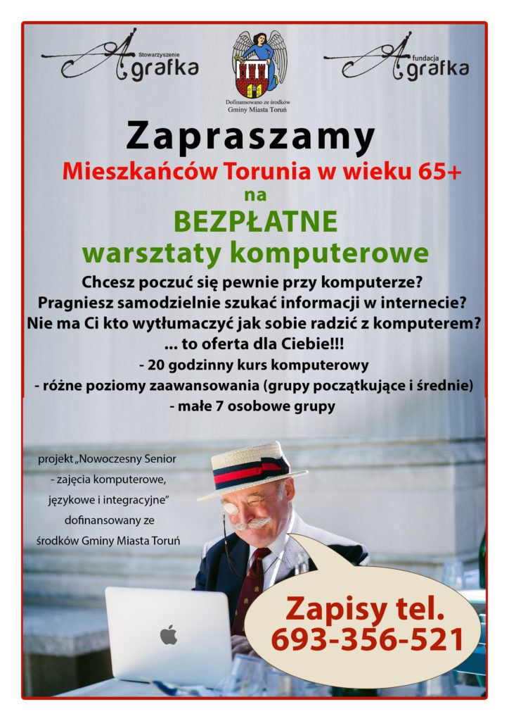 Plakat Nowoczesny Senior
